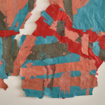 Untitled paper collage by Francis Davison (1919 - 1984)