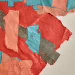 Untitled paper collage by Francis Davison (1919 - 1984)