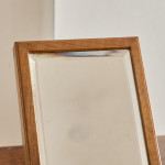 A small walnut easel mirror by Edward Barnsley (1900 - 1987)