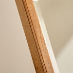 A small walnut easel mirror by Edward Barnsley (1900 - 1987)