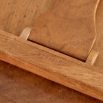 A small walnut easel mirror by Edward Barnsley (1900 - 1987)