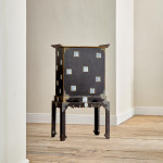 A small Meiji period lacquered Shodana