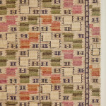 An early "Lövendal" woven flatweave textile by Märta Måås-Fjetterström (1873-1941)