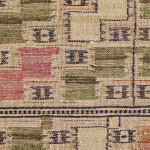 An early "Lövendal" woven flatweave textile by Märta Måås-Fjetterström (1873-1941)