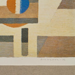 An abstract lithograph by Olle Nyman (1909 - 1999)