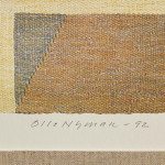 An abstract lithograph by Olle Nyman (1909 - 1999)