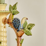 An earthenware candlestick by Paul Young (b. 1961) for Station Pottery