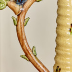 An earthenware candlestick by Paul Young (b. 1961) for Station Pottery