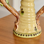 An earthenware candlestick by Paul Young (b. 1961) for Station Pottery