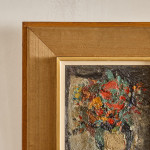 Still life of flowers - oil on board