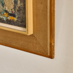 Still life of flowers - oil on board