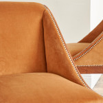 A pair of Art Deco rosewod veneered slipper chairs