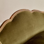 A small Art Deco giltwood settee in the manner of Poul Follot (1877 - 1941)