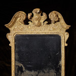 A George II Irish giltwood pier mirror