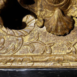 A George II Irish giltwood pier mirror