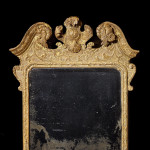 A George II Irish giltwood pier mirror