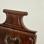 A set of four Regency mahogany hall chairs