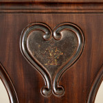 A set of four Regency mahogany hall chairs
