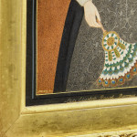 Lady Elizabeth Russel, Baroness of Thornhaugh (1568 - 1611) - Watercolour on paper by George Perfect Harding (1780 - 1853)