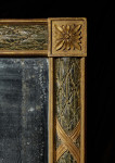 A large Regency carved rectangular overmantle mirror