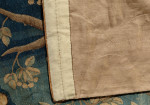 A large Flemish wool and silk blue verdure armorial  tapestry