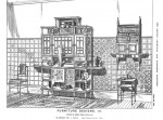 A pair of Aesthetic Movement oak and caned 'Dining Room Chairs' by Asahel Pilkington Bell (1846 - 1891) and George Freeth Roper (1843 - 1892)