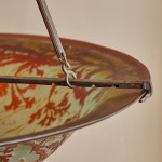 A large and rare cameo glass plafonnier by Emile Gallé (1846 - 1904)