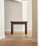 A rare stained oak Secessionist extendable dining table attributed to Josef Hoffmann (1870 - 1956)