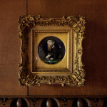 A rare Limoges enamel convex roundel portrait of a bearded man by Léonard Limosin (c.1505 - c.1577)
