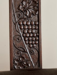A set of four Secessionist carved oak side chairs by Michael Niedermoser (1835 - 1908)