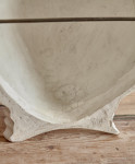 A plaster scallop shell sconce by Serge Roche (1898 - 1988)