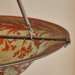 A large and rare cameo glass plafonnier by Émile Gallé (1846 - 1904)