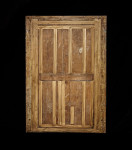 A large Regency carved rectangular overmantle mirror