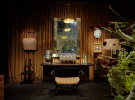 A large Regency carved rectangular overmantle mirror