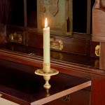 An Anglo-Indian solid rosewood campaign cabinet