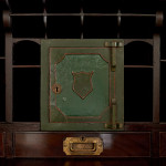 An Anglo-Indian solid rosewood campaign cabinet
