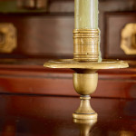 An Anglo-Indian solid rosewood campaign cabinet