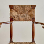 A pair of Arts and Crafts oak carvers by George Walton (1867-1933)