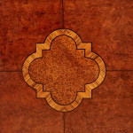 An Art Deco walnut and thuya veneered square occasional table