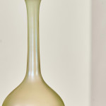 An iridescent 'Olympia' glass bottle vase by Loetz