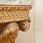 An exceptional and rare George II carved and gilt eagle console table in the manner of William Kent (1685 - 1748)