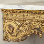 An exceptional and rare George II carved and gilt eagle console table in the manner of William Kent (1685 - 1748)