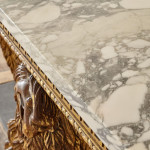An exceptional and rare George II carved and gilt eagle console table in the manner of William Kent (1685 - 1748)