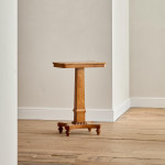 A William IV satin birch occasional table
