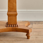 A William IV satin birch occasional table