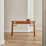 An Art Deco burr elm and fruitwood desk by Maurice Alet (1874 -1967)