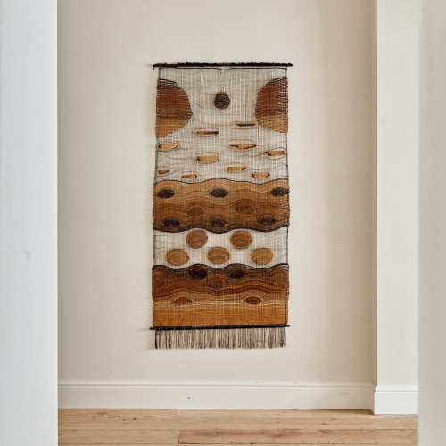 No. 13 River VII - a loom woven wall hanging by Tadek Beutlich MBE (1922 - 2011)