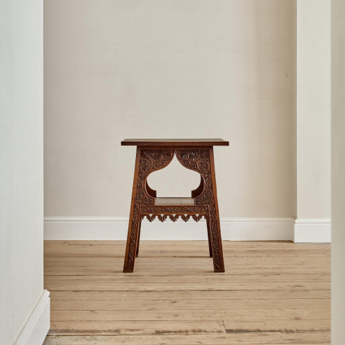 An Anglo-Indian two tier padouk occasional table