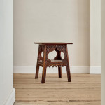 An Anglo-Indian two tier padouk occasional table