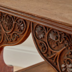 An Anglo-Indian two tier padouk occasional table